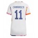 België Yannick Carrasco #11 Voetbalkleding Uitshirt Dames WK 2022 Korte Mouwen